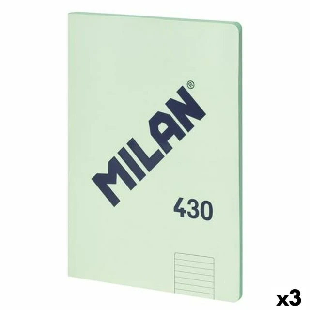 Notebook 430 Green A4 48 Sheets (3 Units)