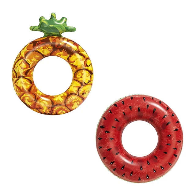 Inflatable Float Pineapple Watermelon Ø 116 cm Multicolour