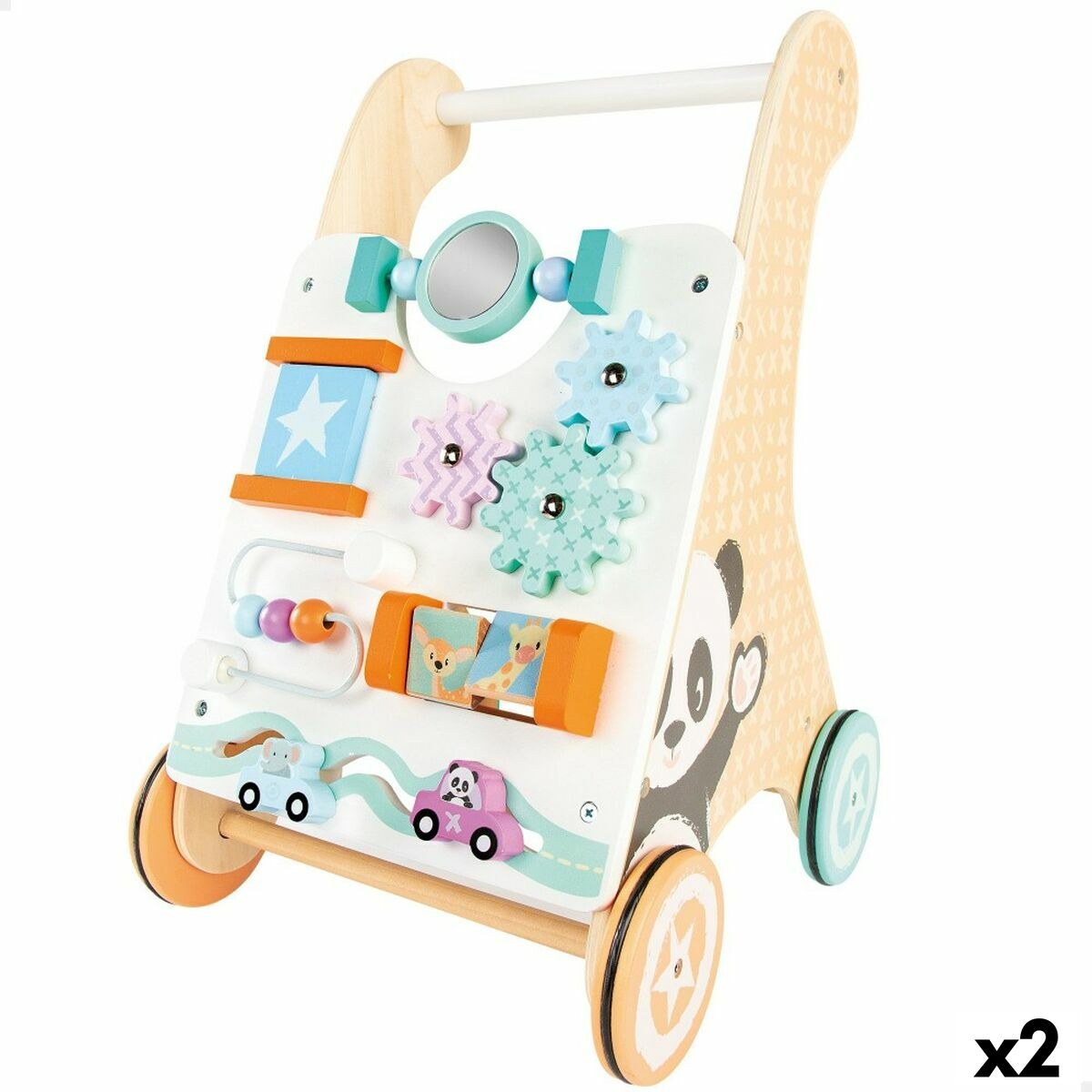 Wheeled walking frame 29,5 x 47 x 33 cm Activity centre (2 Units)