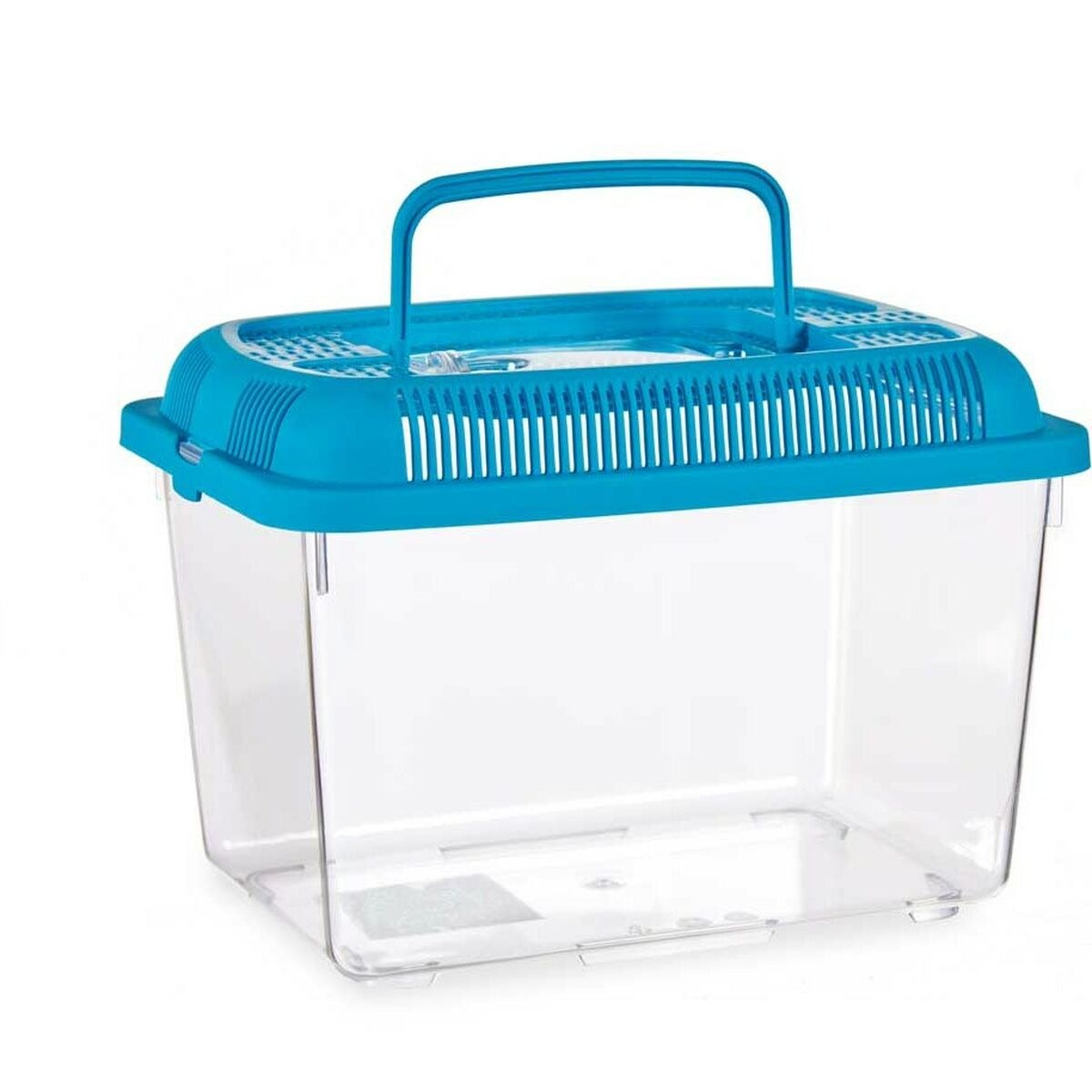 Fish tank Blue Plastic 3 L 17 x 16 x 24 cm With handle Medium (12 Units)