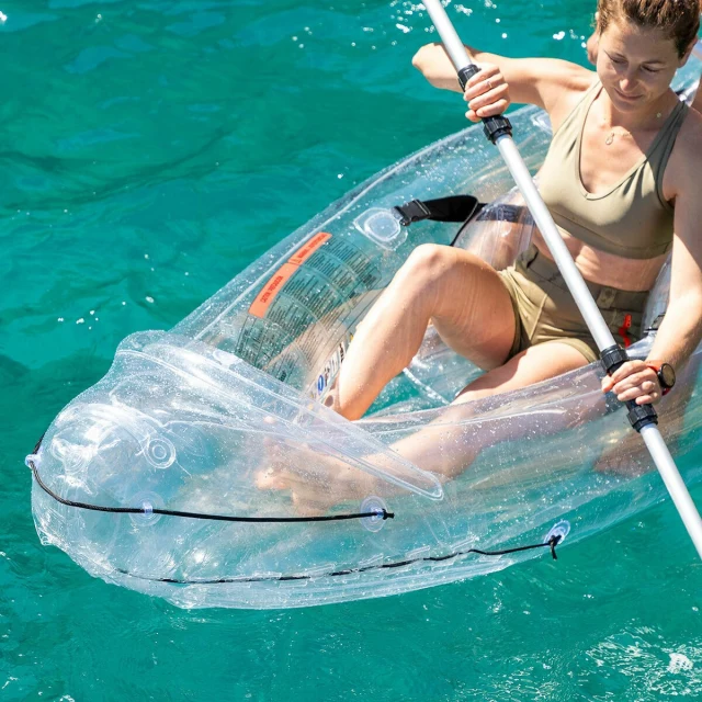 Inflatable Transparent Kayak with Accessories 2 places 312 cm (Refurbished B)