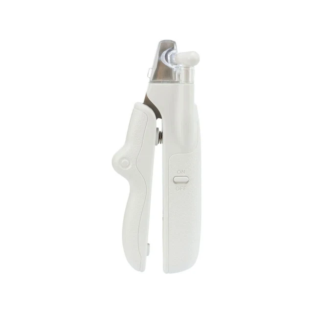 Pet Nail Clippers with LED Stainless steel Plastic 15 cm White