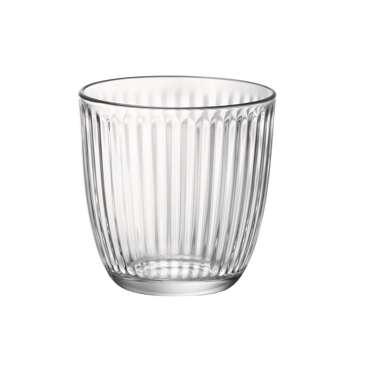 Set of glasses Line Transparent Glass With relief 290 ml 6 Units