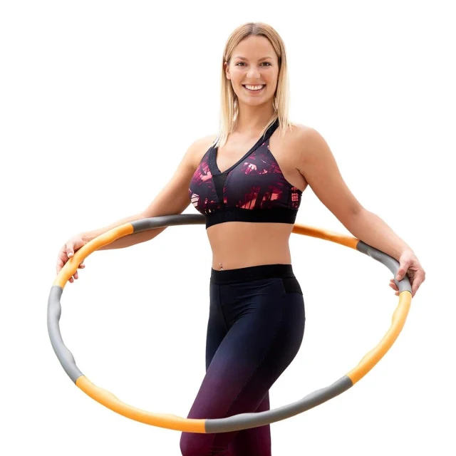 Detachable Foam-covered Fitness Hoop Orange (Refurbished A)
