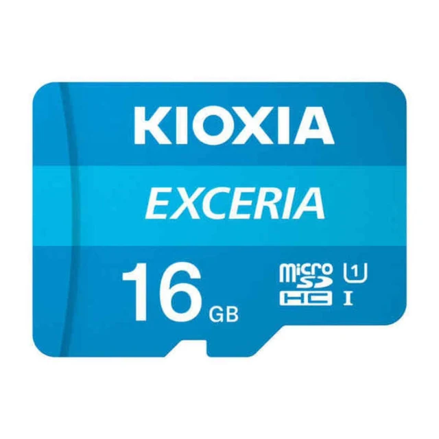 Micro SD Memory Card with Adaptor Exceria UHS-I Class 10 Blue