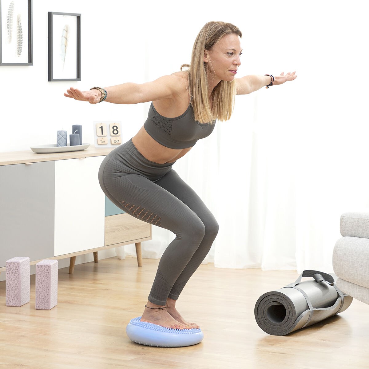 Balance Cushion with Inflation Pump Cushport