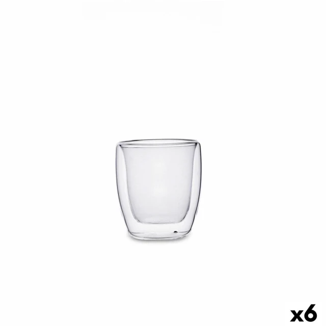 Glass Serenia Transparent Glass 80 ml (6 Units)