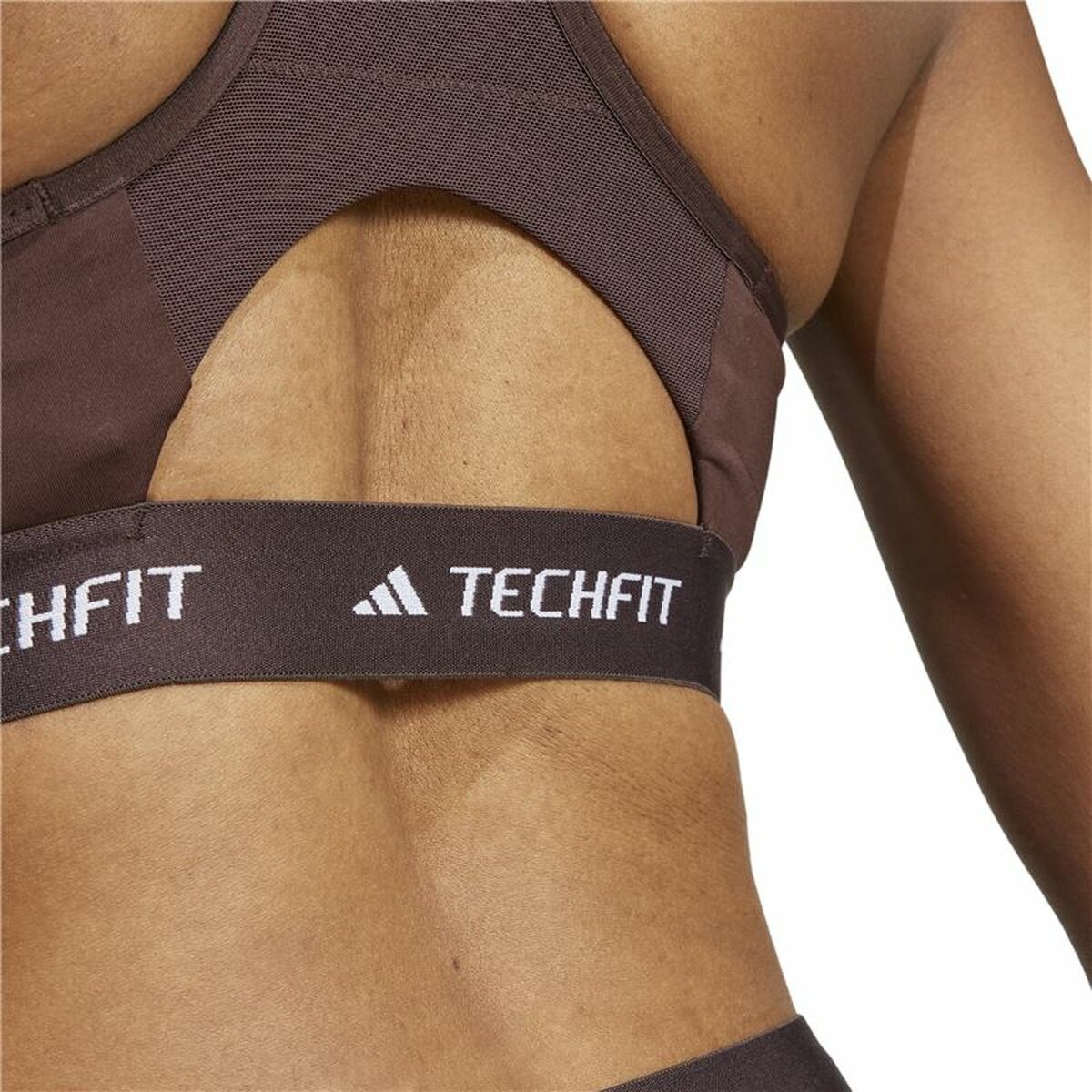 Sports Bra Techfit Medium Brown