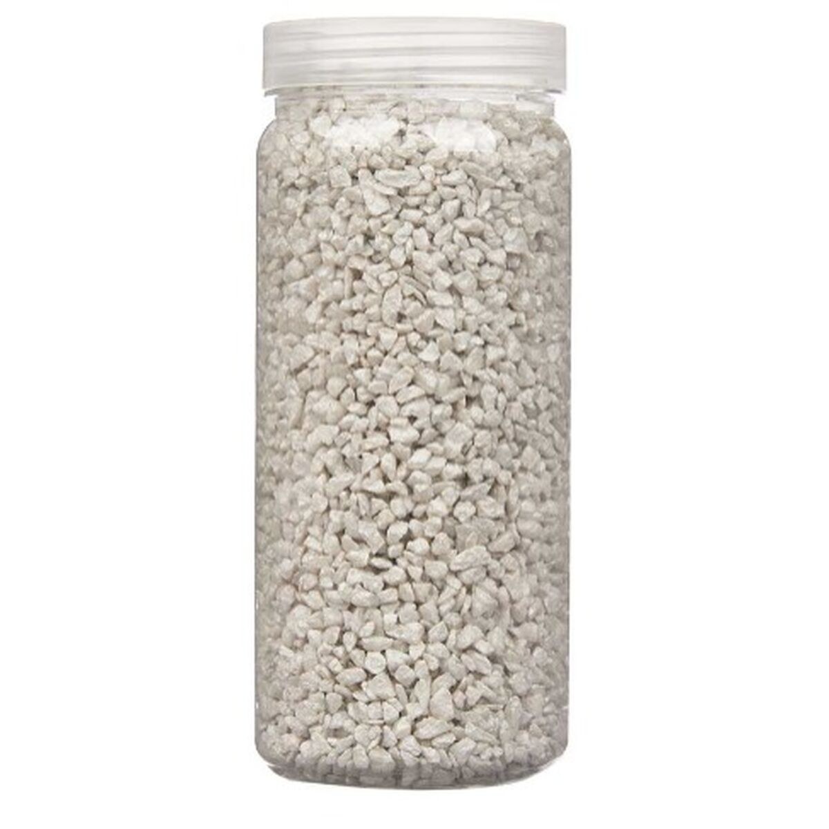 Decorative Stones Grey 2 - 5 mm 700 g 6,5 x 15,5 x 6,5 cm 6,2 x 15,3 x 6,2 cm 6,5 x 15,8 x 6,5 cm (12 Units)