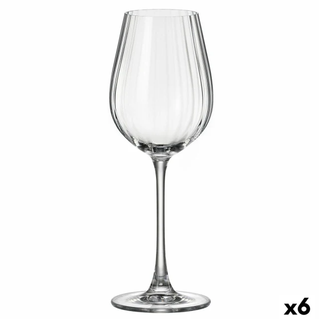 Wine glass Optic Transparent 400 ml 6 Units