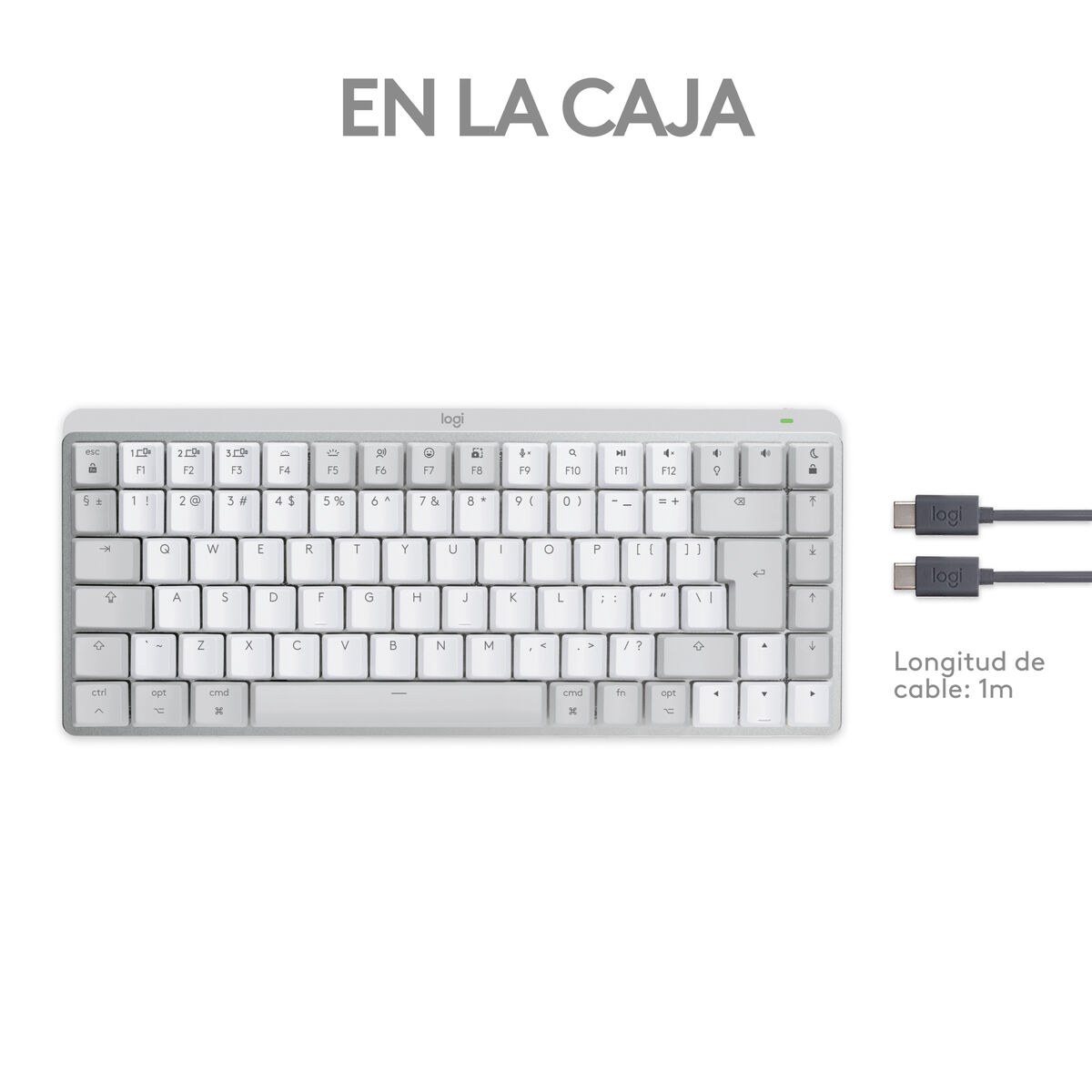 Wireless Keyboard 920-010799 White Spanish Qwerty QWERTY Qwerty US English EEUU
