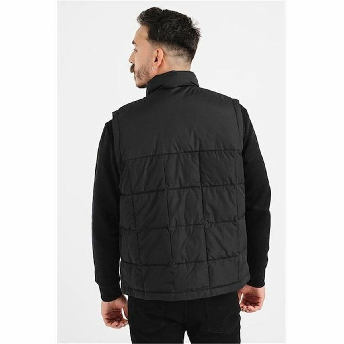 Men's Sports Gilet Jjben Square Bodywarmer Black