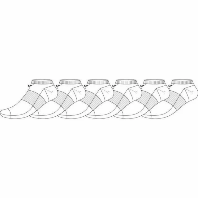 Sock pack EVERYDAY LIGHTWEIGHT SX7679 100 White 6 pairs