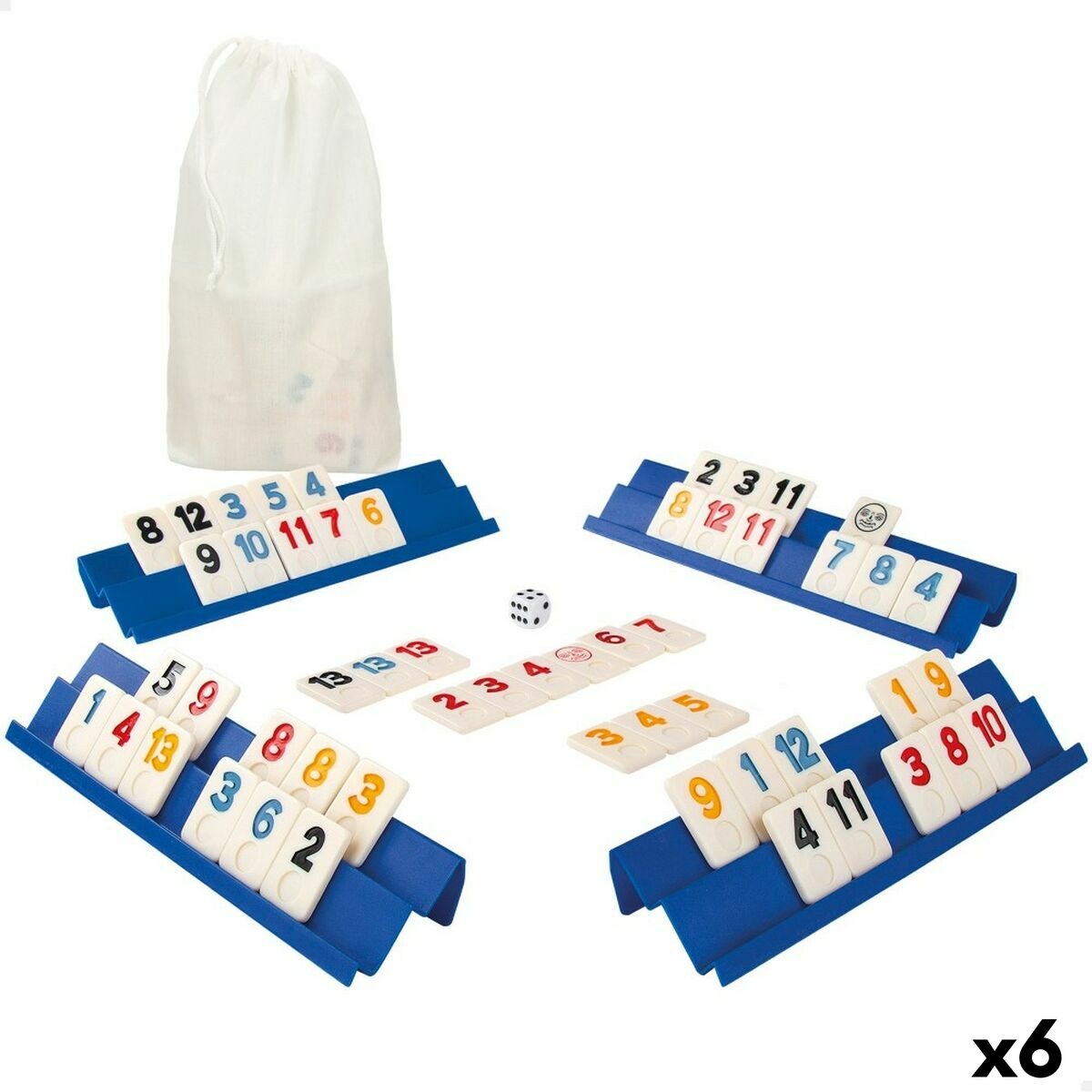 Board game Rummi 24,5 x 3 x 6 cm (112 Pieces) (6 Units)