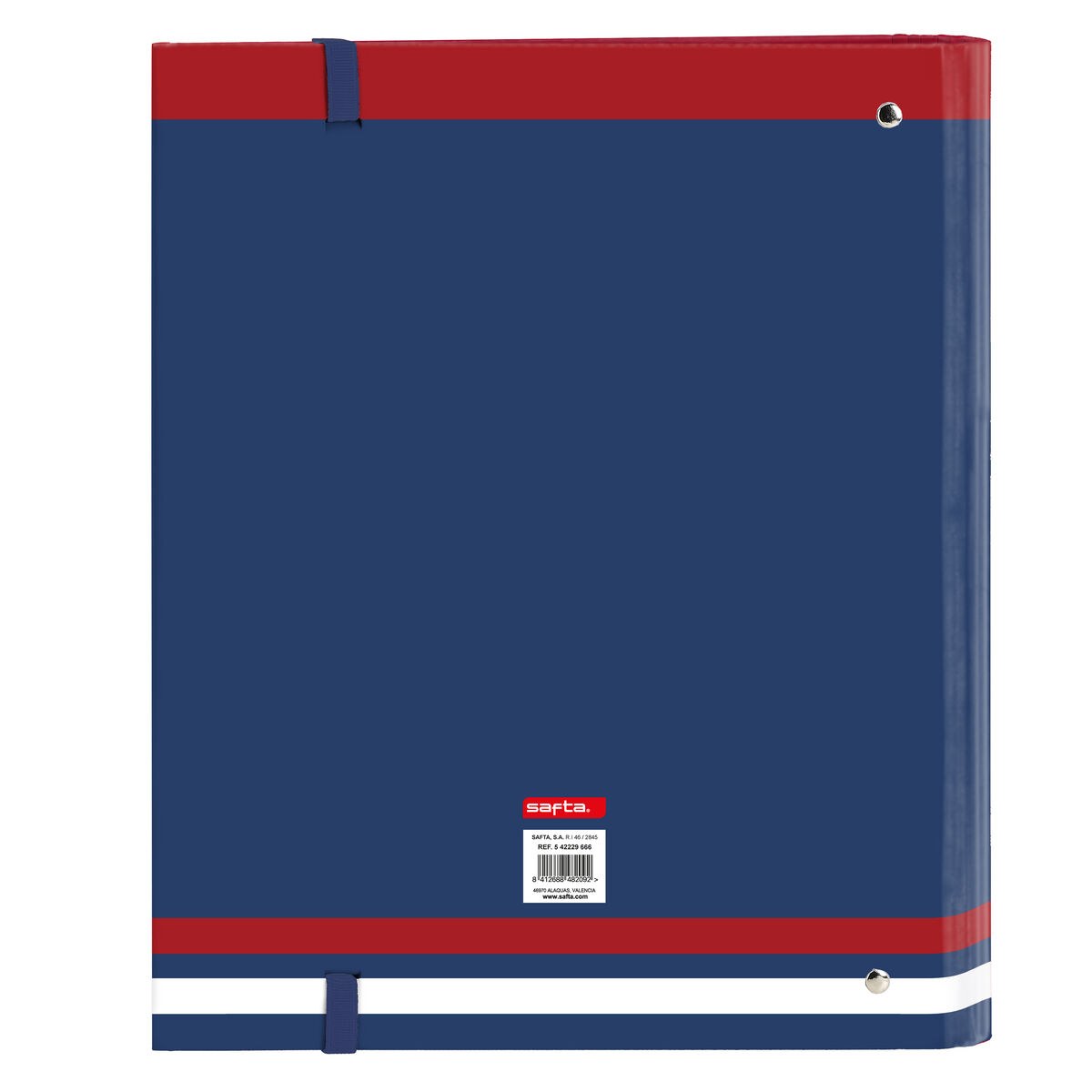 Ring binder University A4 Red Navy Blue (27 x 32 x 3.5 cm)