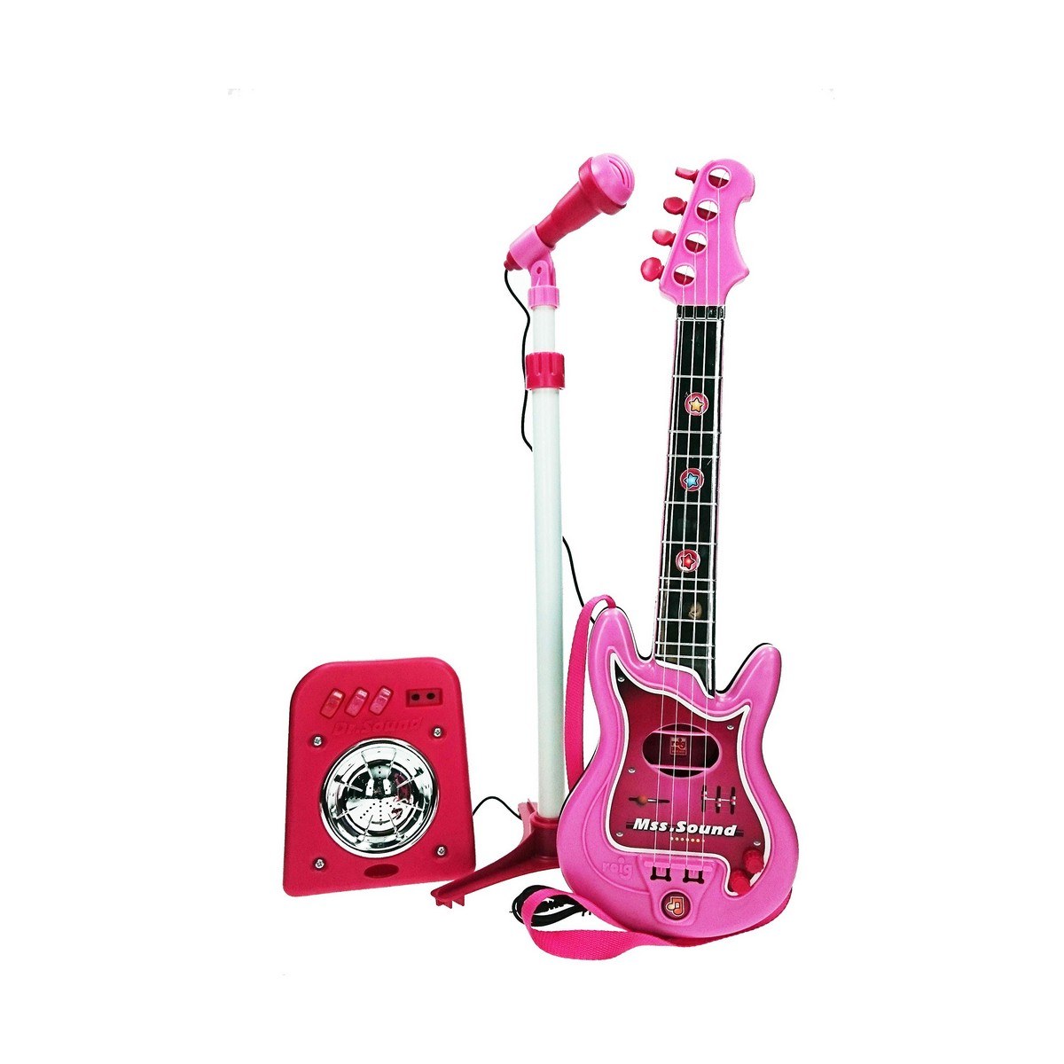 Baby Guitar Microphone Pink