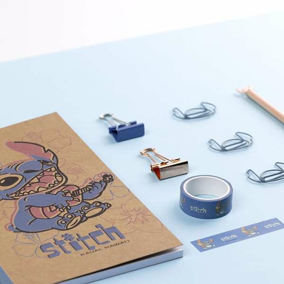 Stationery Set Blue 10 Pieces (6 Pieces)