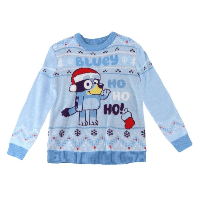 Unisex Jumper Christmas Light Blue