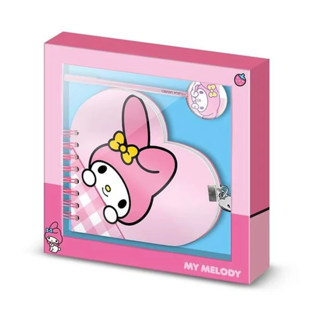 Notebook + Pen Pink 160 Sheets 23 x 2,5 x 24 cm