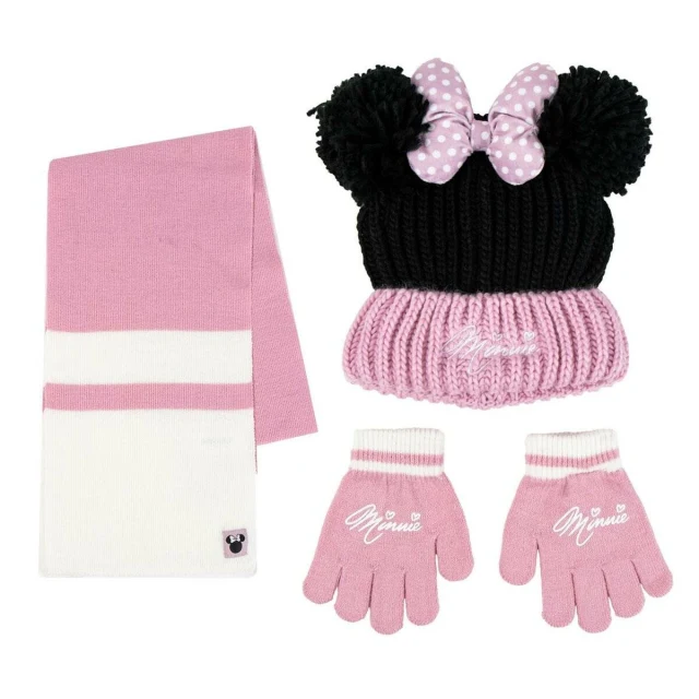 Hat & Gloves Pink