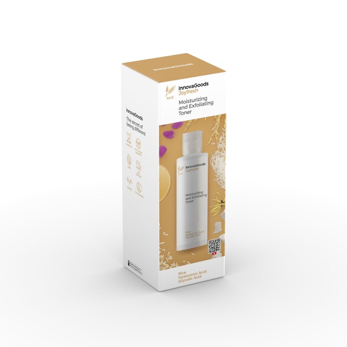 Electric Facial Sauna Pack, Rice Joypure Facial Cleansing Gel 200 ml & Rice Joyfresh Facial Toner 150 ml
