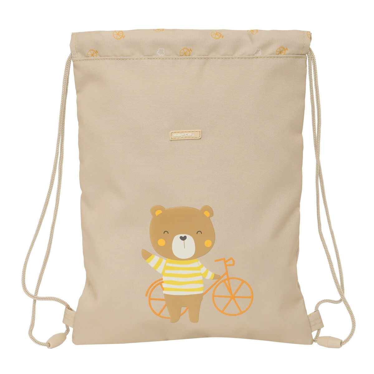 Backpack with Strings Osito Beige 26 x 34 x 1 cm