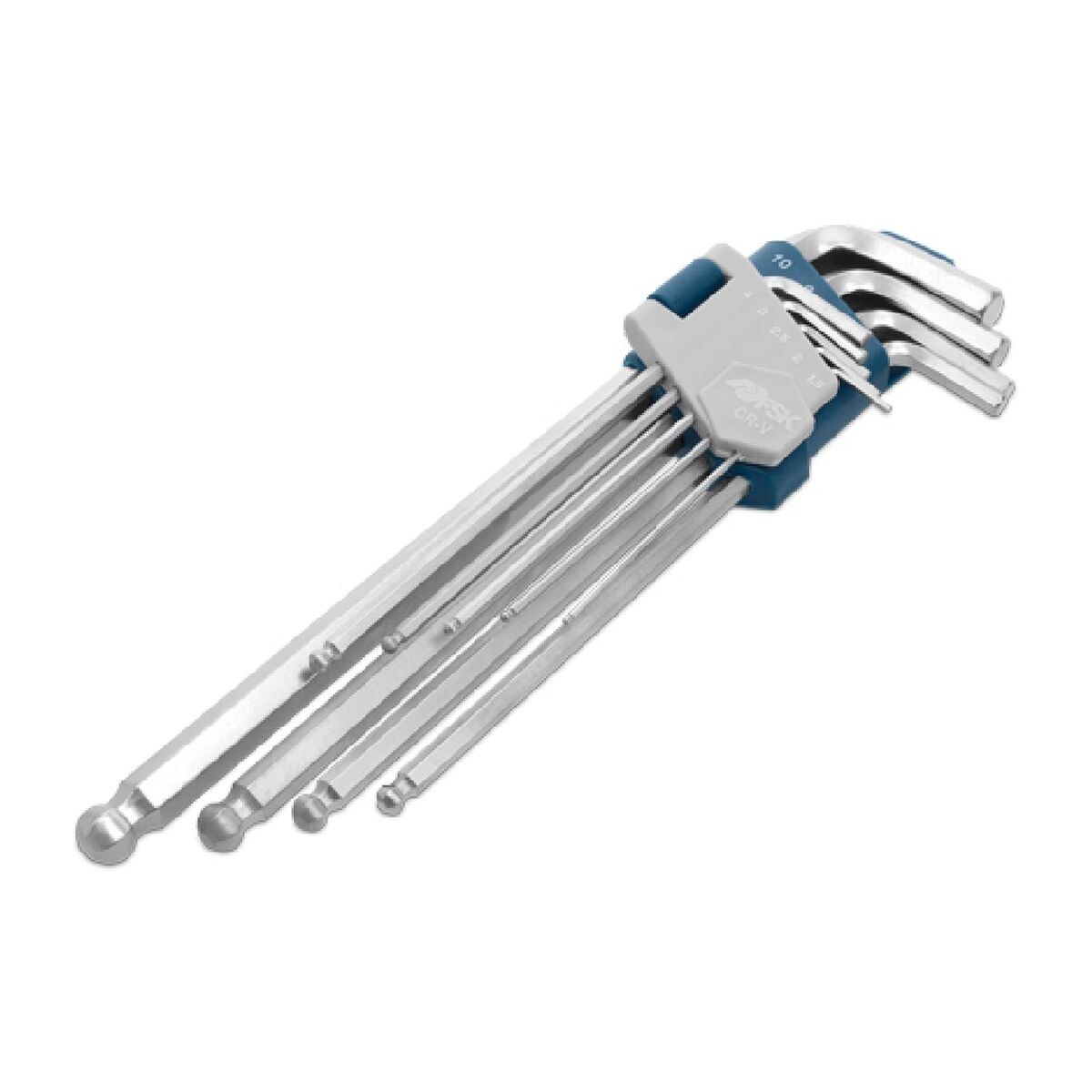 Allen Key Set 1,5 - 2 - 2,5 - 3 - 4 - 5 - 6 - 8 - 10 mm 9 pcs