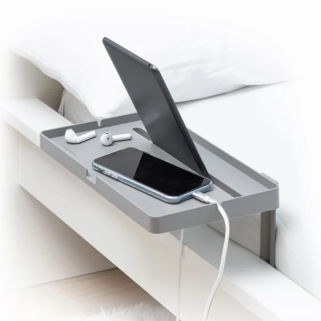 Universal Bed Shelf Grey Metal (Refurbished A)