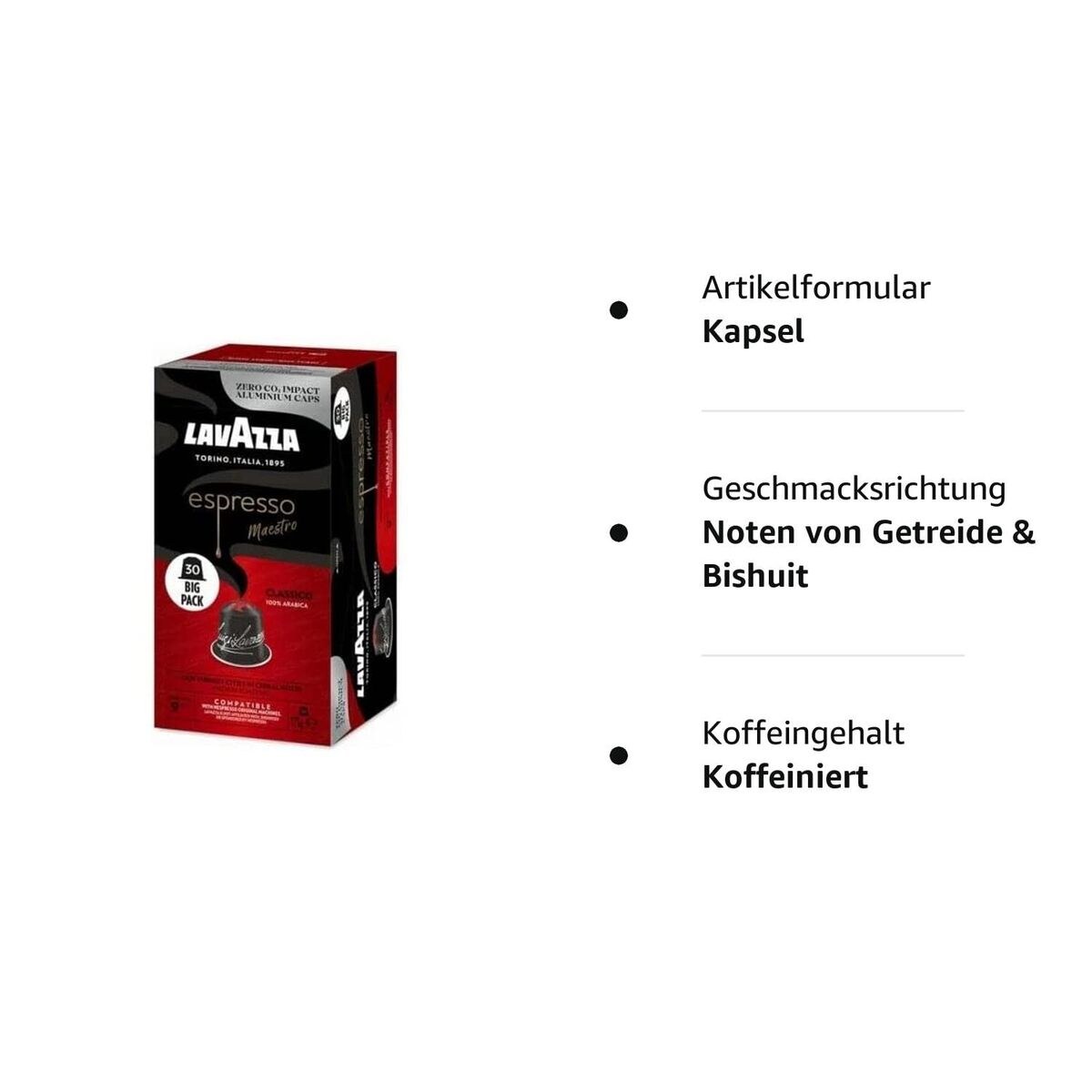 Coffee Capsules Espresso Maestro 4 Pieces 30 Pieces (30 Units)