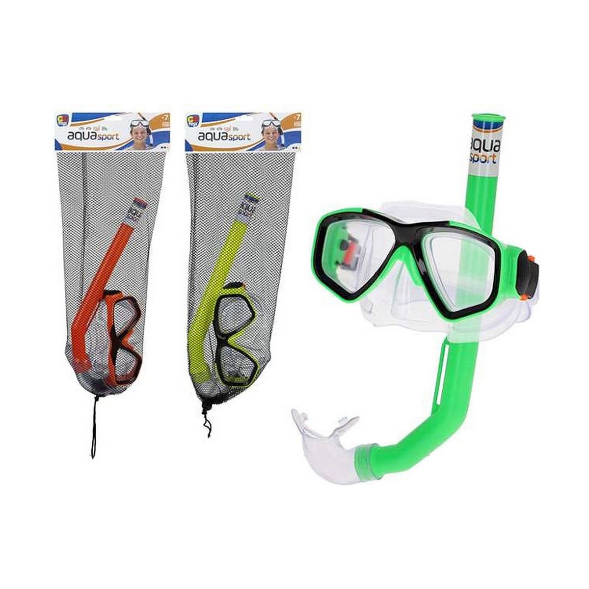 Diving Goggles with Snorkle and Fins Junior