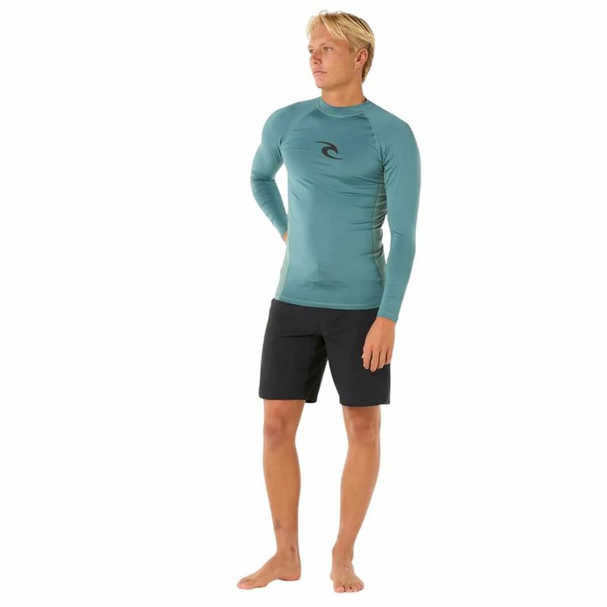 Bathing T-shirt Waves Upf Perf L/S Blue