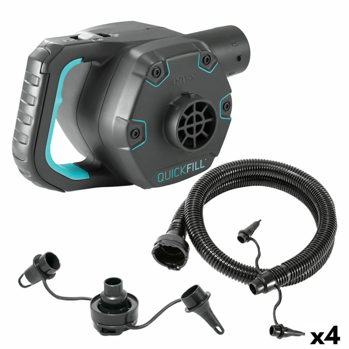 Electric Air Pump Quick Fill Invertible 220-240 V 4 Units