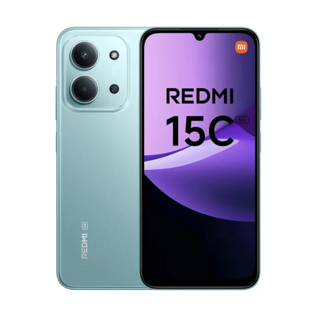 Smartphone Redmi 15C 6,9" Octa Core mediatek dimensity 6300 4 GB RAM 256 GB Green