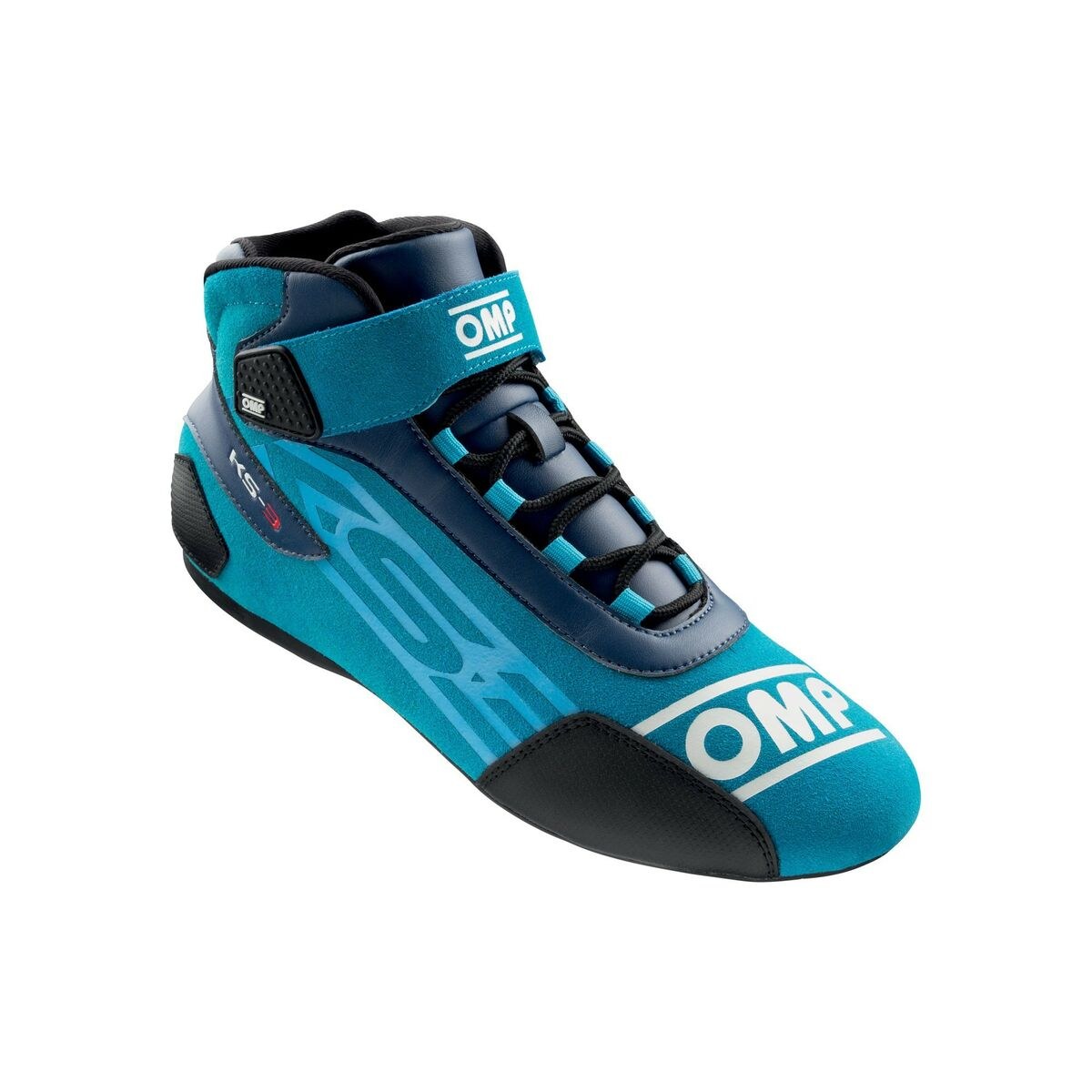Racing Ankle Boots KART KS-3 Navy Blue Black/White 46