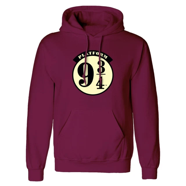 Unisex Hoodie Platform 9 and 3 Quarters Burgundy