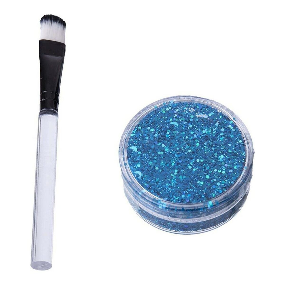 Glitter Blue Brush 10,5 x 17,5 cm