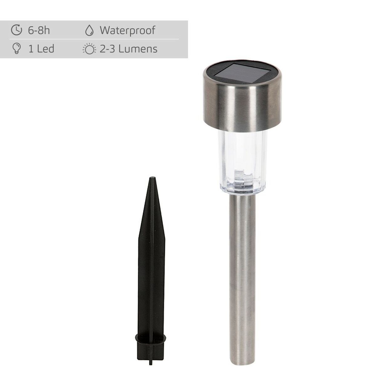 Solar garden lights Plastic 5,5 x 36 x 5,5 cm (24 Units)