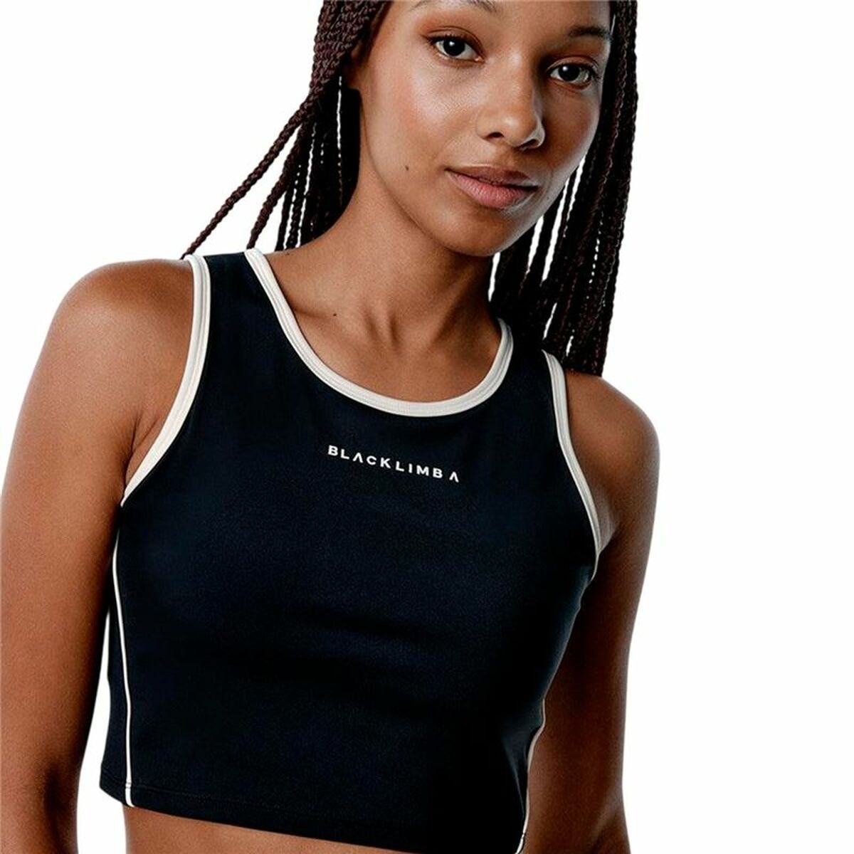 Women’s Sports Top Streamline Black Fitness