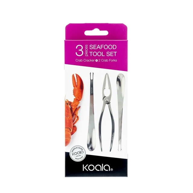 Seafood Set Eco Metal 20 x 2,3 x 2 cm 3 Pieces