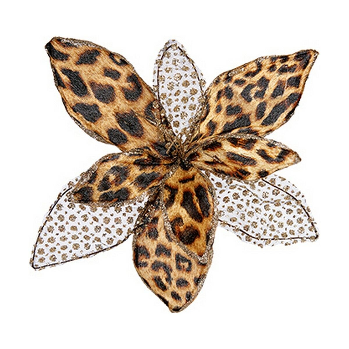 Decorative Flower Christmas Leopard