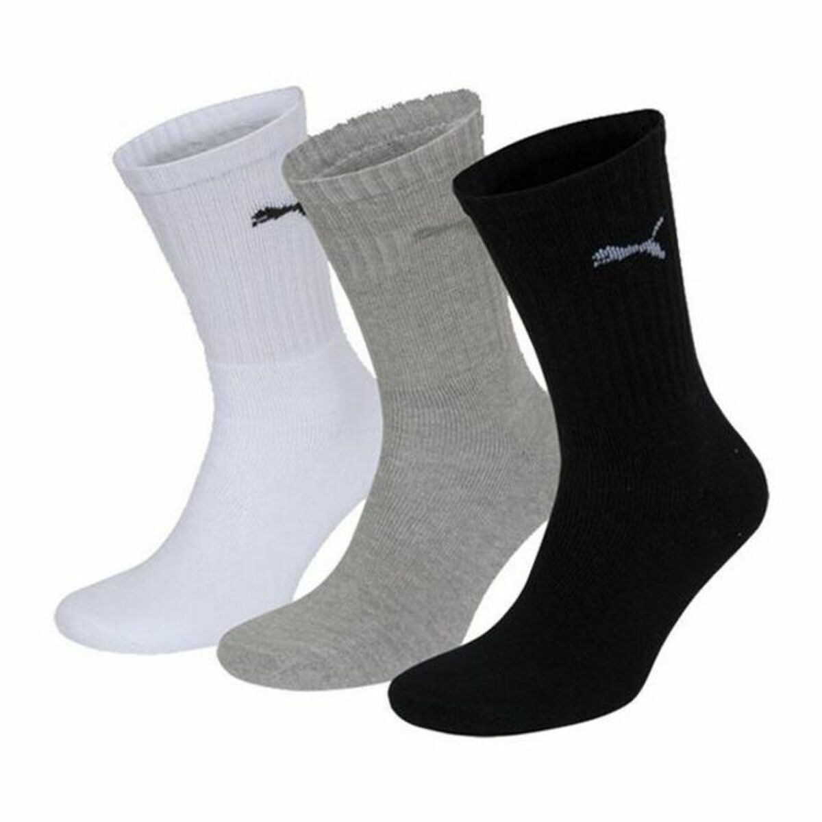 Sports Socks SPORT (3 pairs) White Grey Black Multicolour
