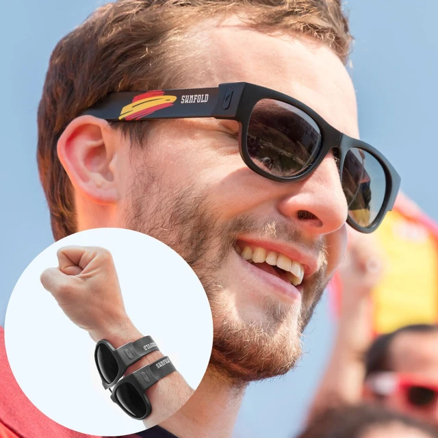 Roll-up sunglasses Spain Black