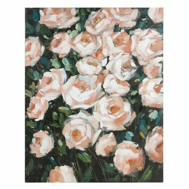 Oil Painting Roses Pine