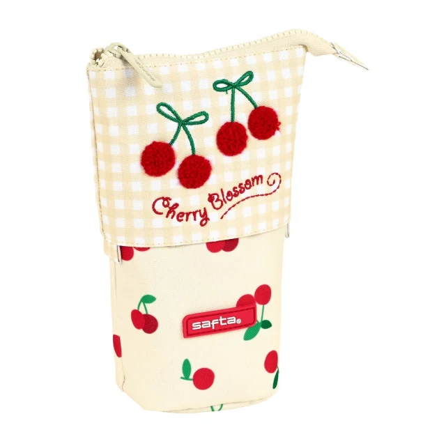 Pencil Holder Case Cherry Beige (8 x 19 x 6 cm)