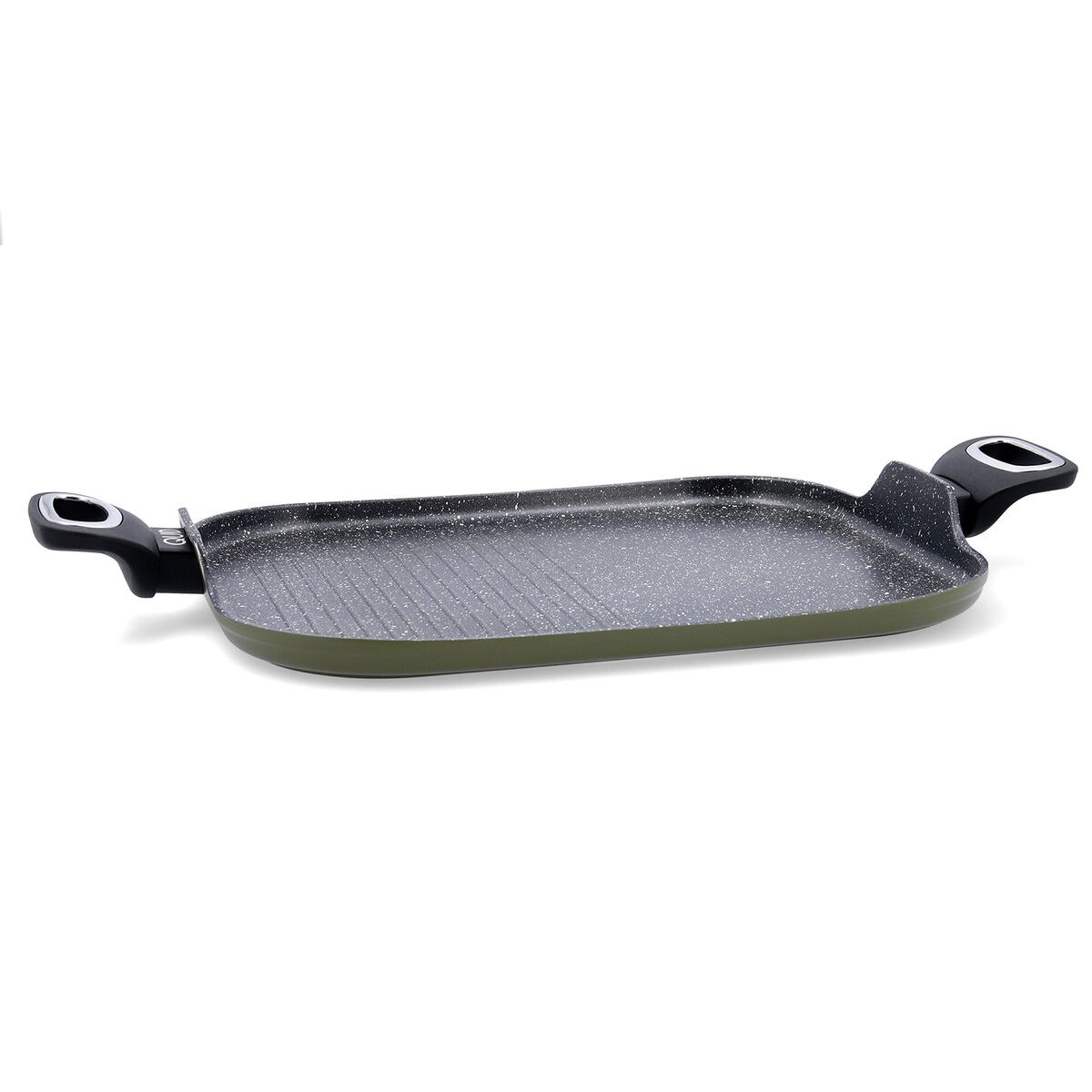 Griddle Plate Naturalia Black Metal 39 x 28 cm (6 Units)