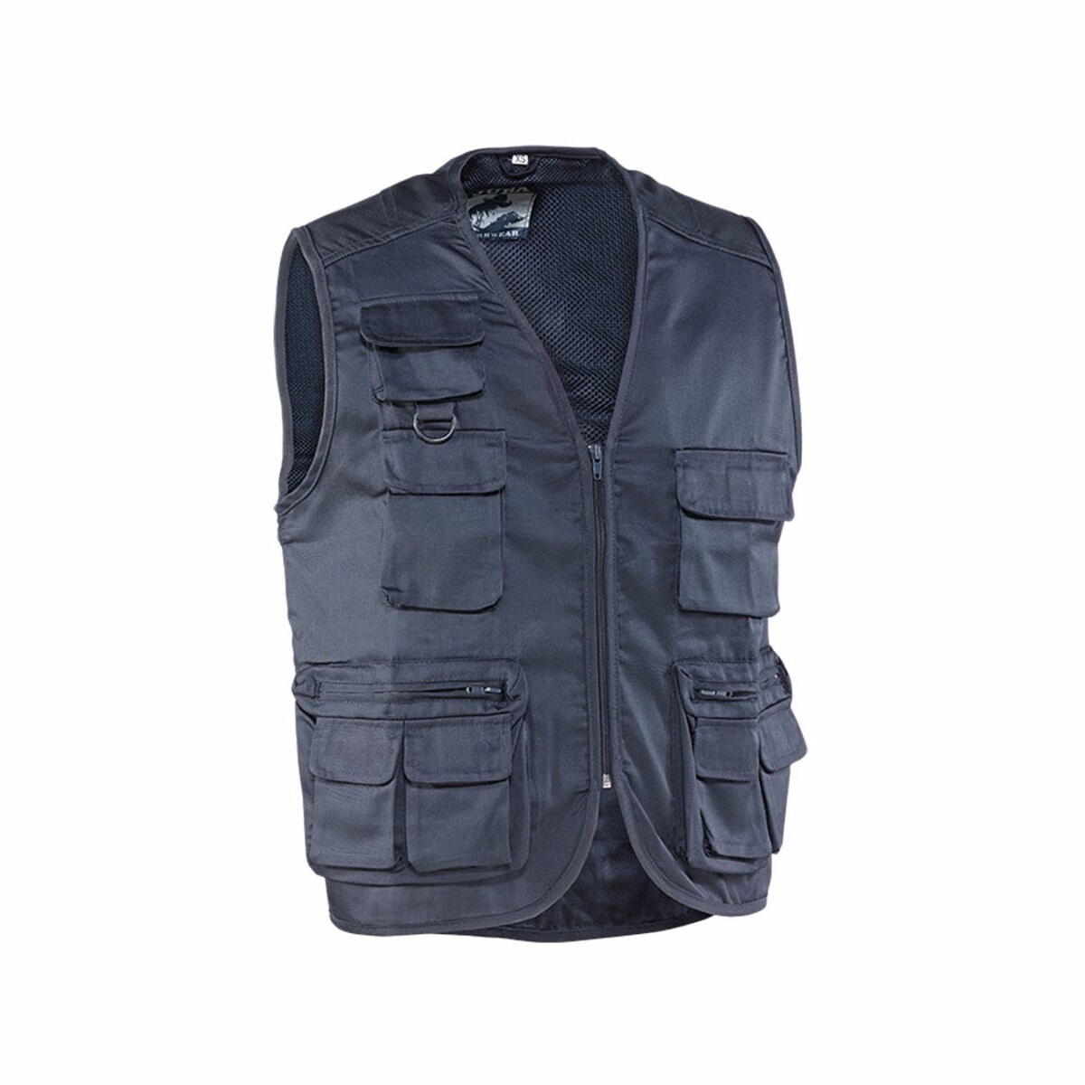 Men's Gilet with Zip Fisherman
