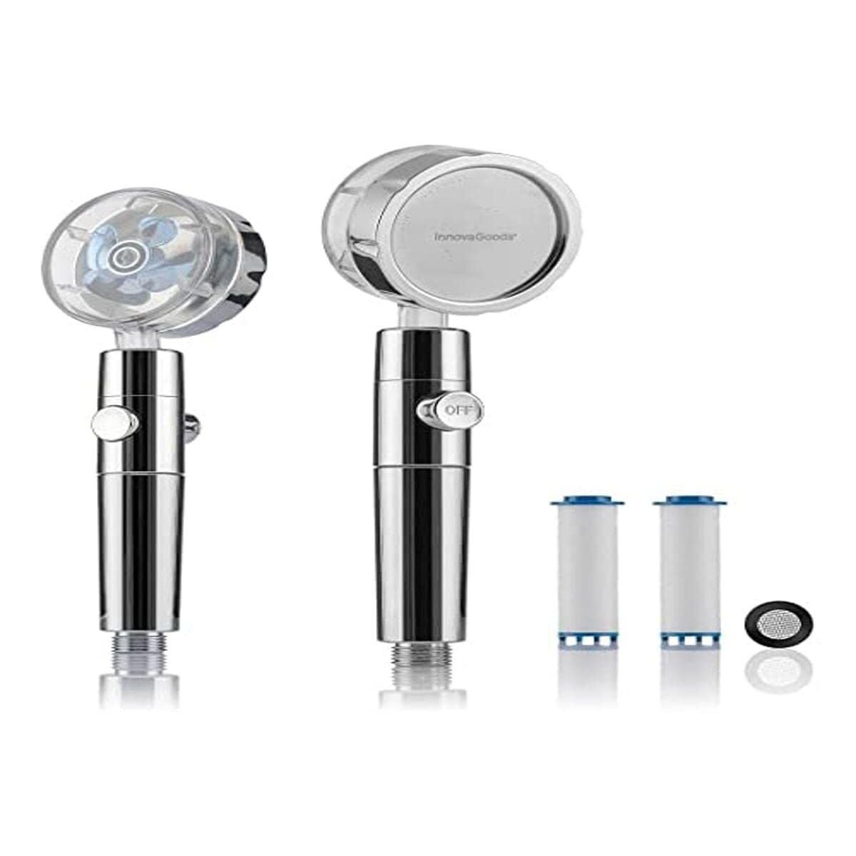 Eco-shower with Pressure Propeller and Purifying Filter Heliwer Stainless steel (Refurbished A)