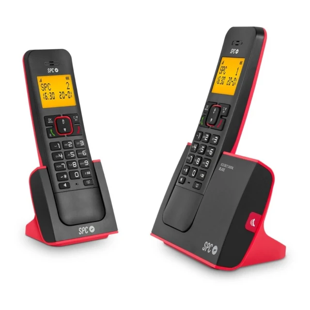 Landline Telephone 7292RC2 BLA DUO Red 2 Units