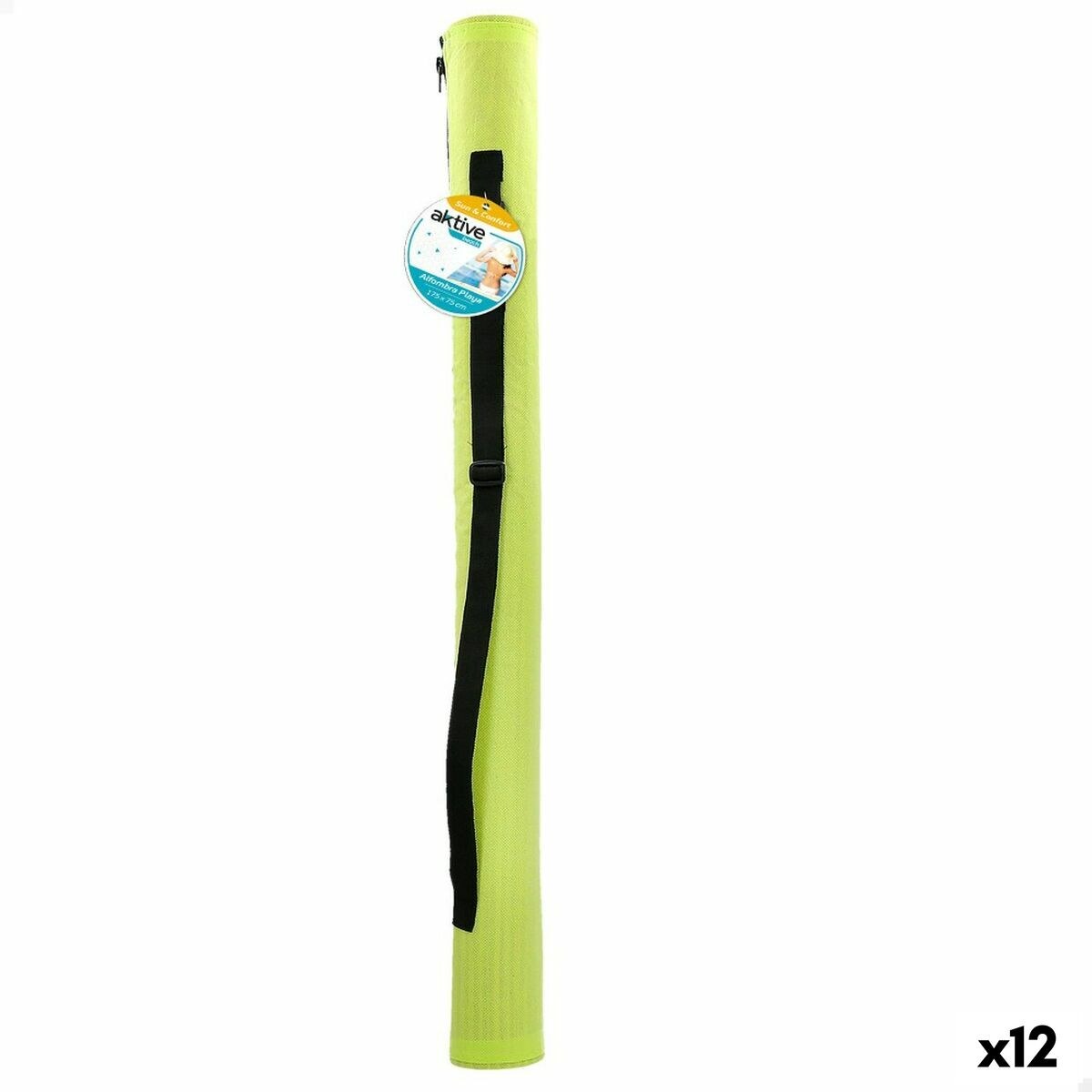 Beach Towel PVC 175 x 0,5 x 75 cm (12 Units)