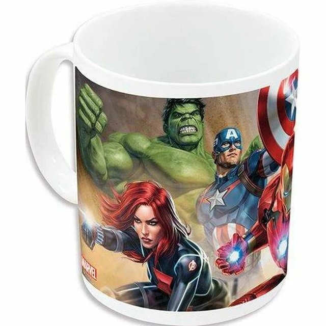 Mug Infinity White Ceramic Red (350 ml)